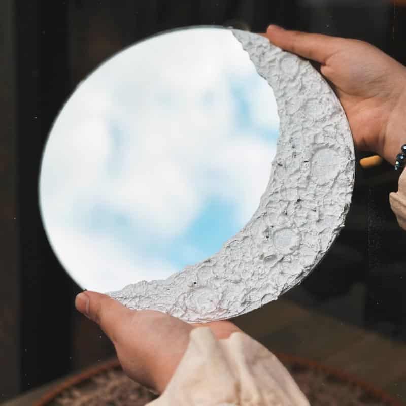 moon mirror-آینه مدل ماه بزرگ