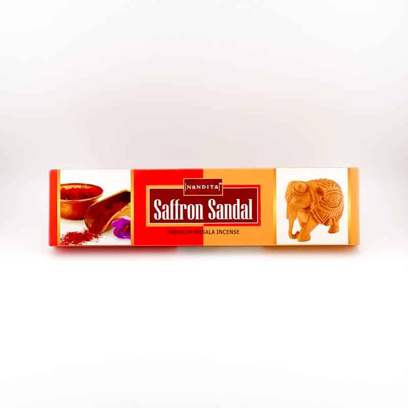 عود دستساز رایحه صندل زعفران Saffron Sandal برند ناندیتا