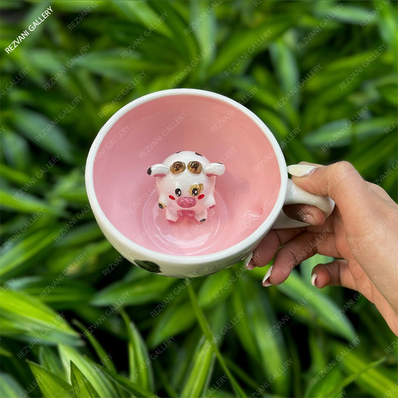 ماگ طرح گاو سوپرایزی
