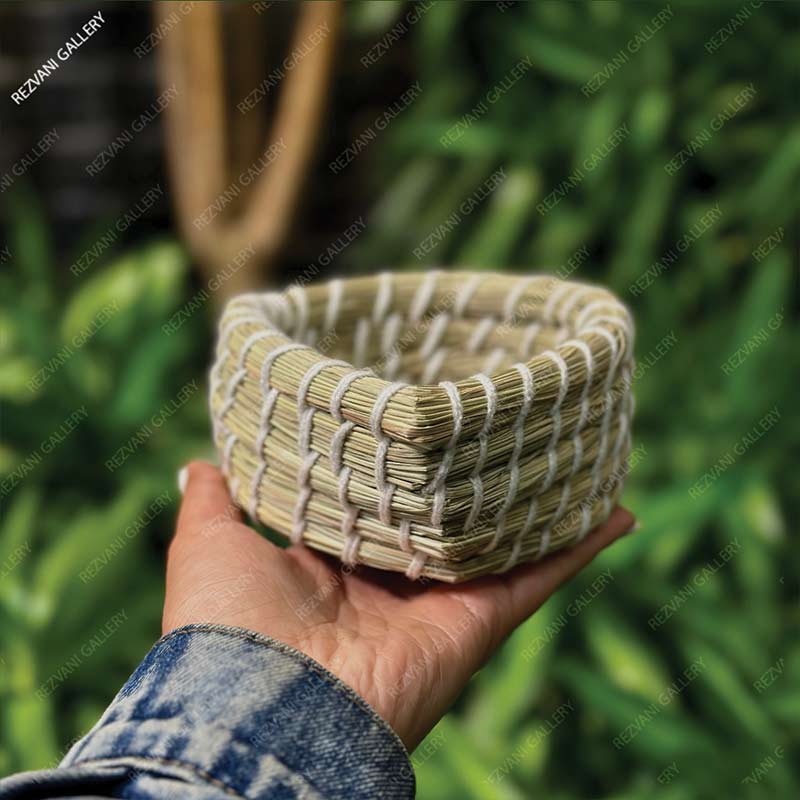 پیاله حصیری دست ساز اشک